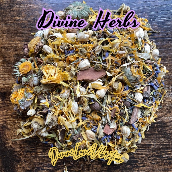 Divine Spiritual Bath, Mental Clarity, Herb Bath, Positive energy, Increased intuition, High Vibration Bath, Sweet Bath, Herbs, Ritual Herbs