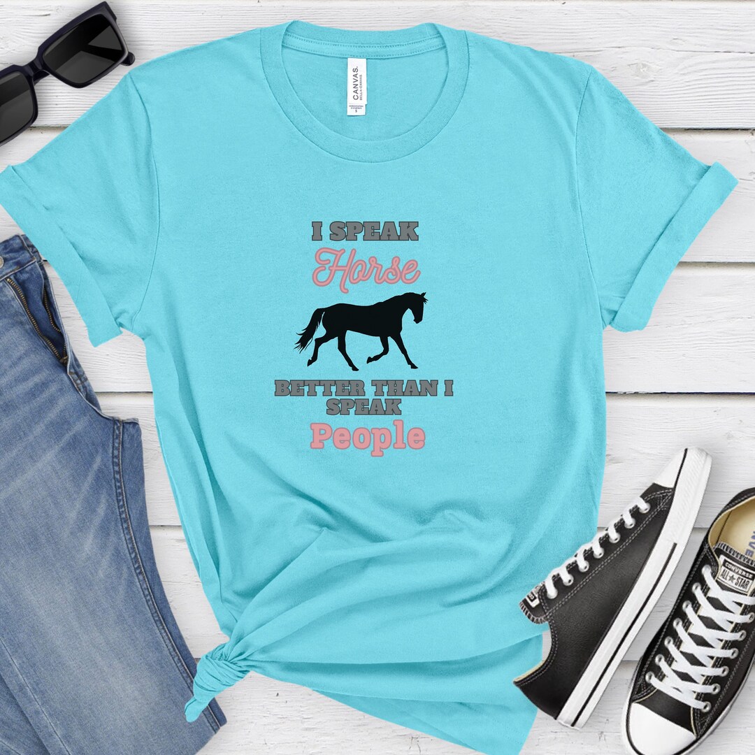 Horse Tshirt Funny Horse Shirt for Women Horse Shirt for Etsy