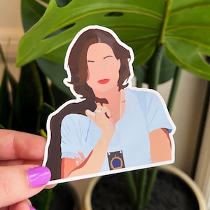 Detective Olivia Water Resistant Glossy Sticker for laptops, water bottles, kindle, etc