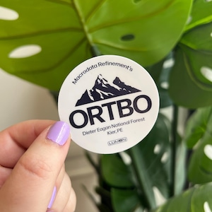 Lumon MDR ORTBO Souvenir Sticker inspired by Severance Apple TV Plus (water resistant glossy)