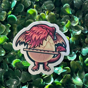 Tallulah STICKER QSMP Egg - 3&quot; (76.2 mm)
