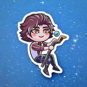 Chibi Scientist Sticker - 3&quot; (76.2 mm)
