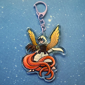 Shy Hybrid Hero Charm - 3&quot; (76.2 mm) MHA Keychain