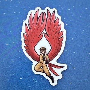 Feather Hero Sticker - 3&quot; (76.2 mm)