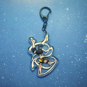 Cellophane Tape Hero Charm - 3&quot; (76.2 mm) MHA Keychain