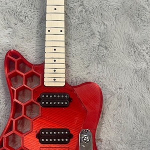 Double Humbucker 3D-Printed Electric Guitar