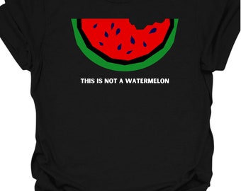 This is Not a Watermelon Shirt, Stand With Palestine Tee, Human Rights Gift, Palestinian Top