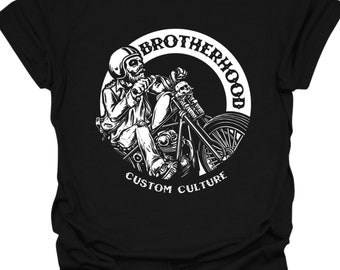 Biker Brotherhood Shirt, Custom Shirt, Motorcycle Shirt, Biker Tee, Biker Gift, Motorcycle Lover Shirt