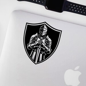 Medieval Knight Silhouette Cut Files | Medieval Knight Shield Vector Silhouette, Cameo, Cricut SVG, PNG, Dxf, Ai, Instant Download Laser image 3