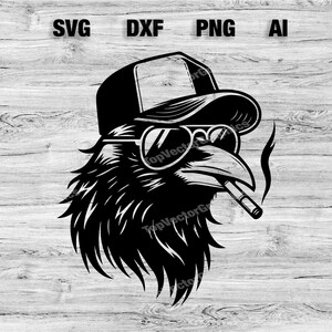 crow with cigarette meme Smoking Crow