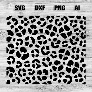 May include: Black and white leopard print pattern. This seamless pattern is perfect for crafting projects, scrapbooking, and digital design.