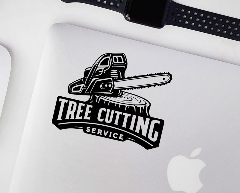 9 Professional Tree Cutting Service Logo Design - Chainsaw- SVG, PNG ...