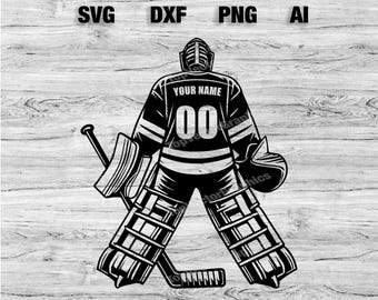 Hockeyspieler Premium SVG | Eishockey-Svg-Datei | Hockey Junge geschnitten Datei | Hockey Clipart Cricut Sublimation, Laser-Datei SVG, Png, Dxf, Ai Bundle