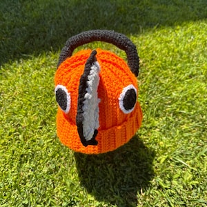 Chainsawman Crochet Pochita Beanie