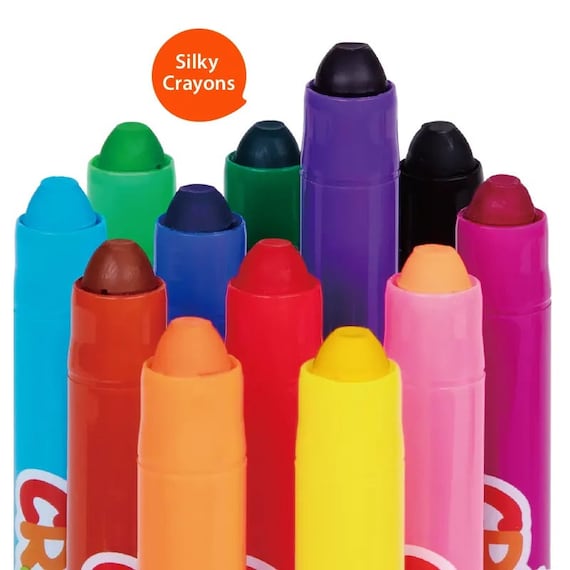 Tookyland Washable Crayon 24 Color Silky Crayon 