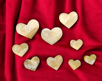 Yellow Mica Heart – Joy • Confidence • Empowerment