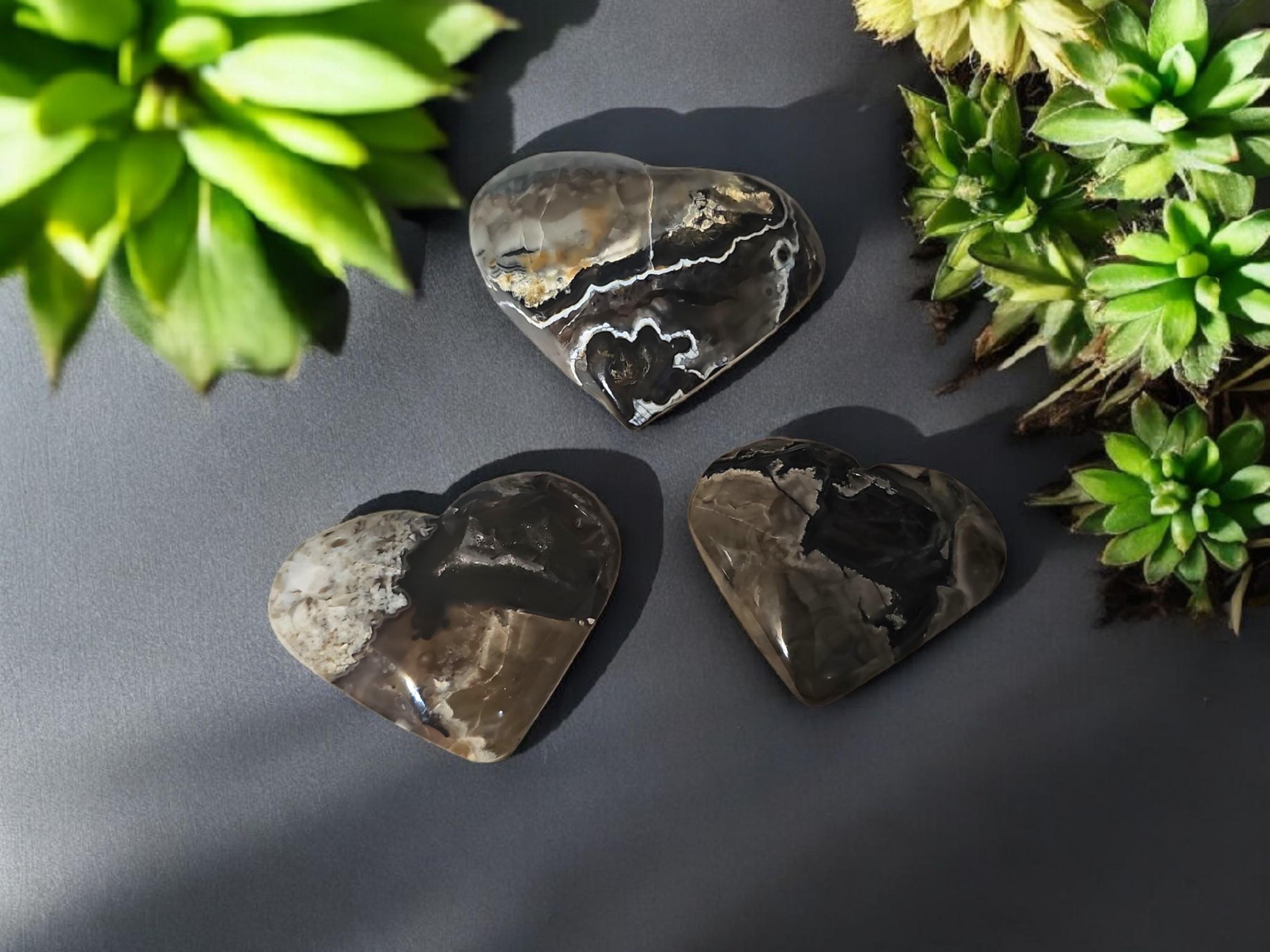 Volcano Agate Heart – Harmony • Grounding • Emotional Balance - Etsy