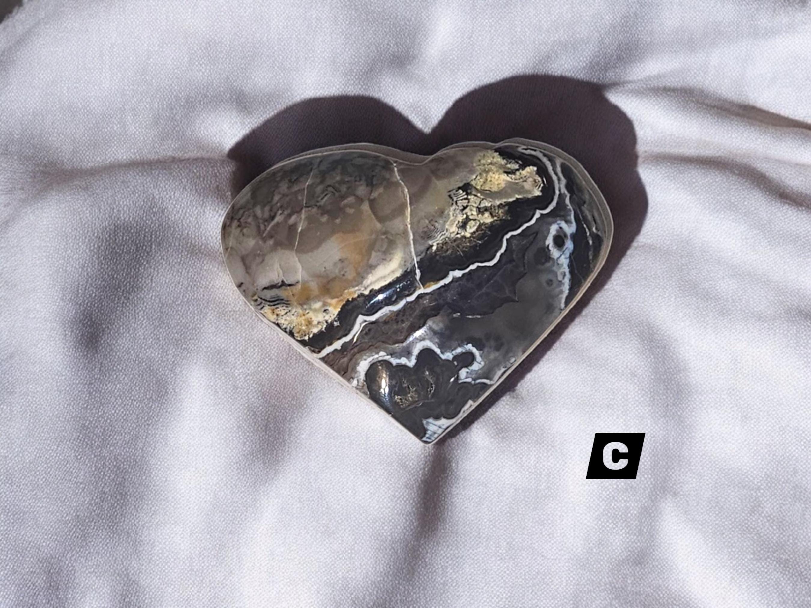 Volcano Agate Heart – Harmony • Grounding • Emotional Balance - Etsy