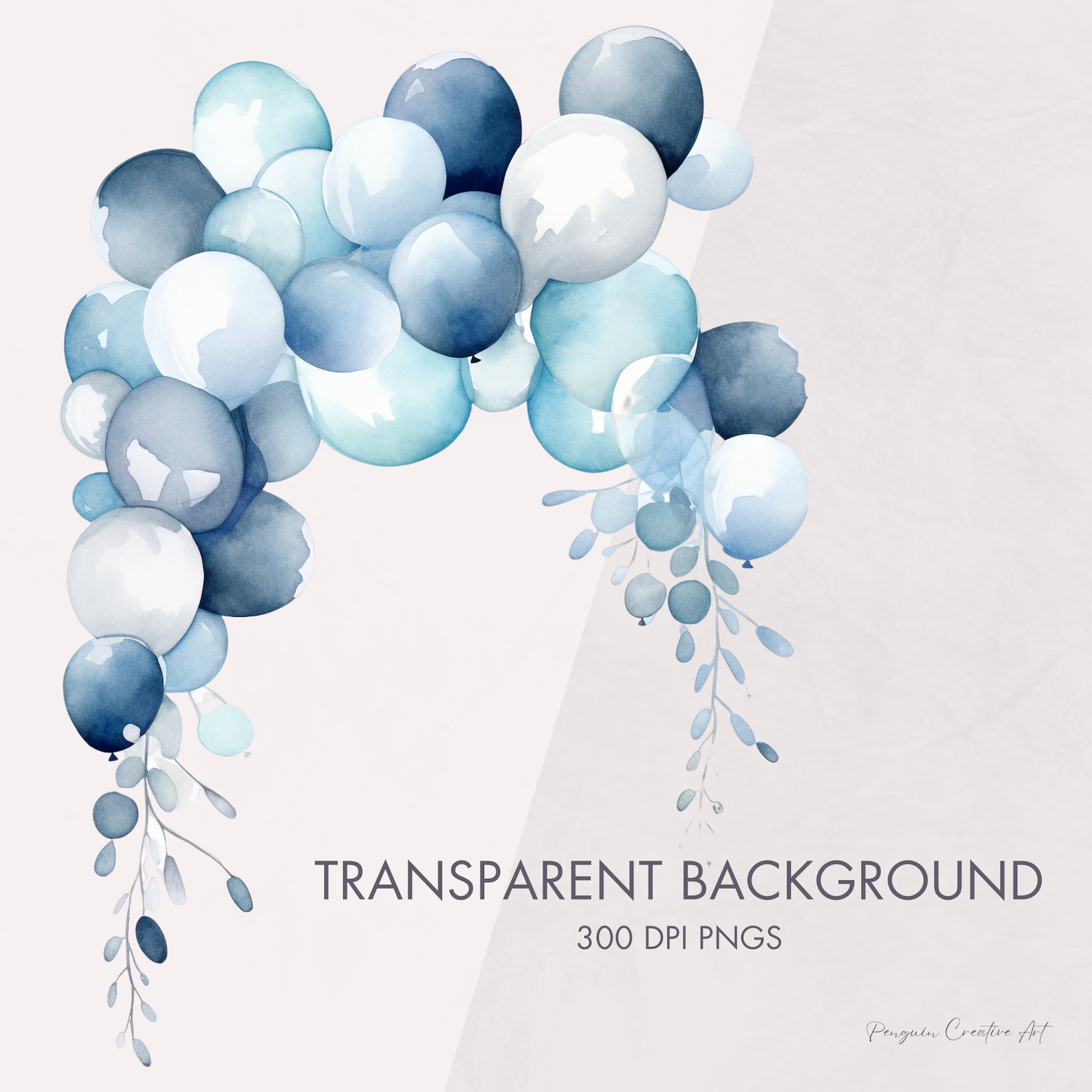 Balloon Arch Clip Art, SINGLE IMAGE, Commercial Use, Transparent Pngs