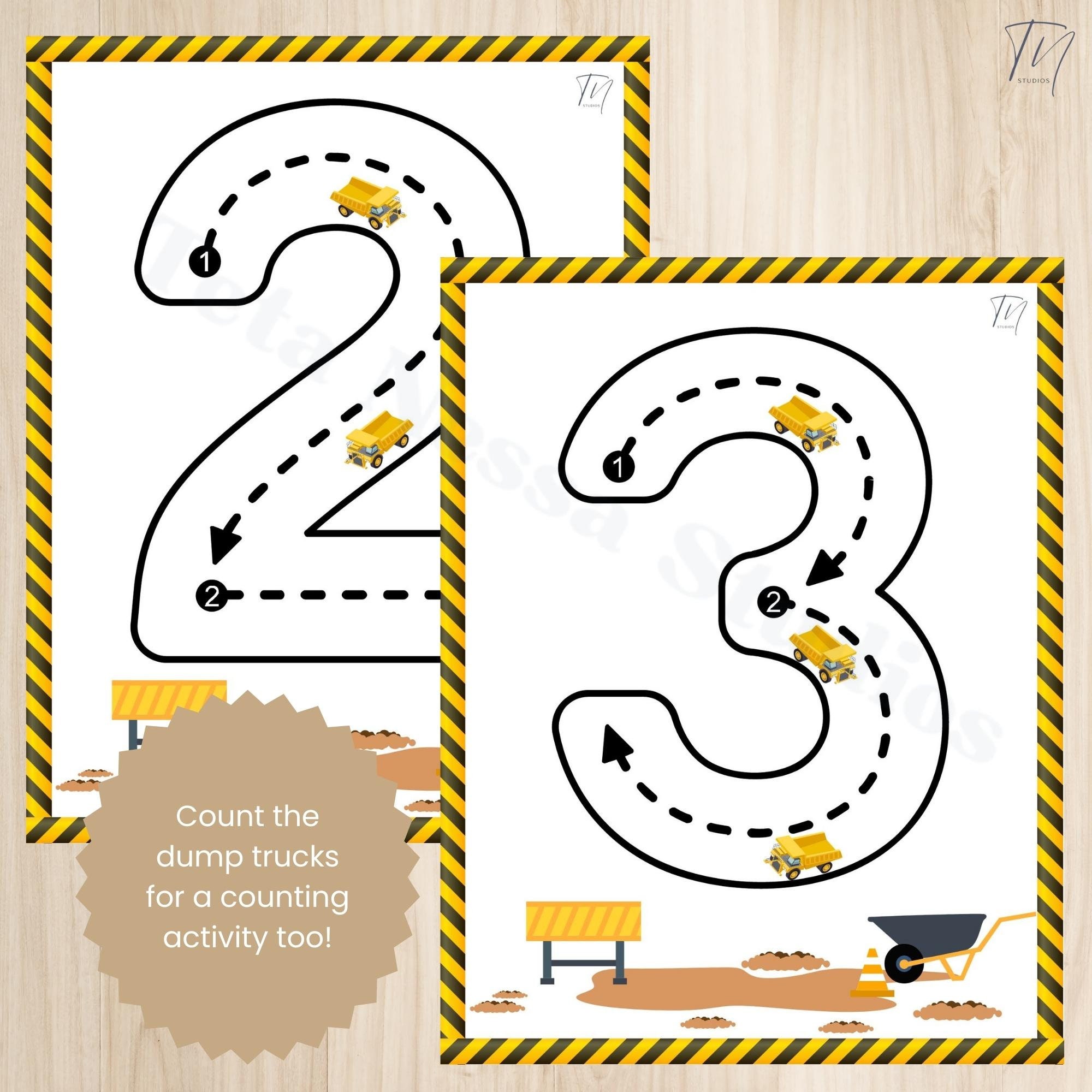 Number Tracing Practice, Numbers Flashcard, Counting Printable, Writing ...