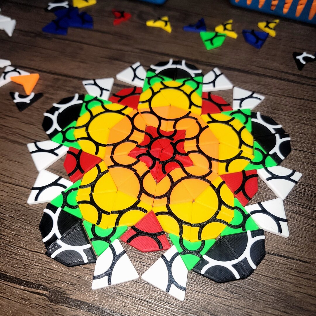 Penrose Tiles Kite & Dart P2 Tiles W/ Circular Arcsstem Educational