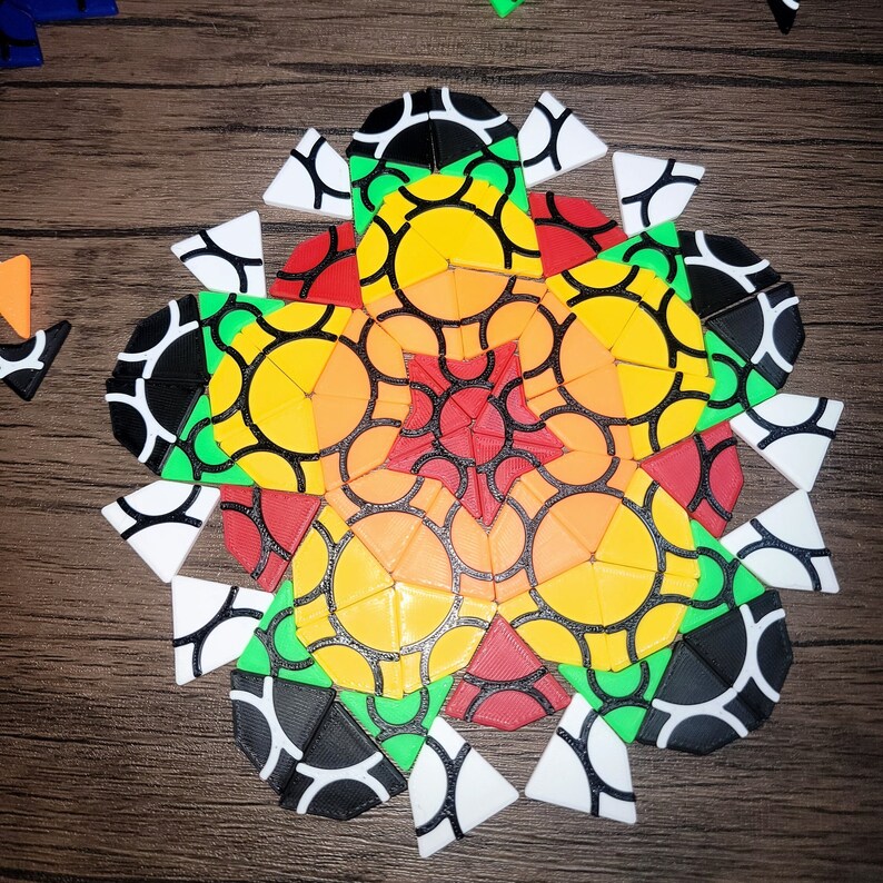 Penrose Tiles Kite & Dart P2 Tiles W/ Circular Arcsstem Educational