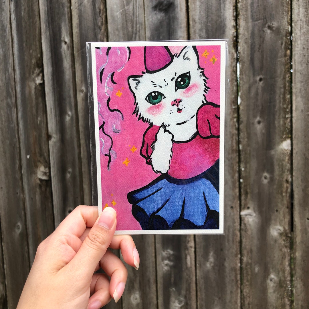 Sprinkles 4x6 Cat Print Cute Cat Painting Mini Prints Mini Art To sprinkles-4x6-cat-print-cute-cat-painting-mini-prints-mini-art-to