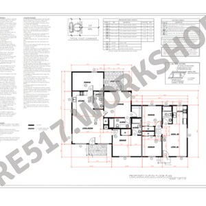 Single Family Dwelling Duplex Unit 3 bedroom 3 bathroom 2 bedroom 1 bathroom 1900 sq. ft. floor plan design image 8