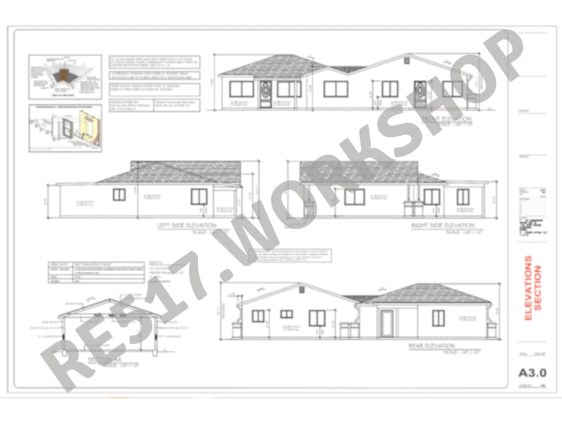 Single Family Dwelling Duplex Unit 3 bedroom 3 bathroom 2 bedroom 1 bathroom 1900 sq. ft. floor plan design image 9