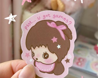 Bebichhichi Vinyl Sticker | Monchhichi | Waterproof | Cute | Kawaii | Journal | Laptop | Decoration | Die Cut
