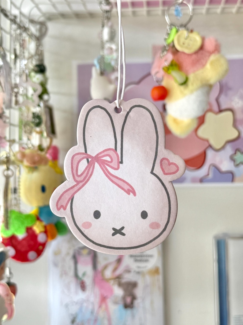 Söta luftfräschare för bilen | Olika fruktdofter | Biltillbehör | Rumsinredning | Doftande lyckobringare | Sanrio | Studio Ghibli | Miffy | Smiski bild 8