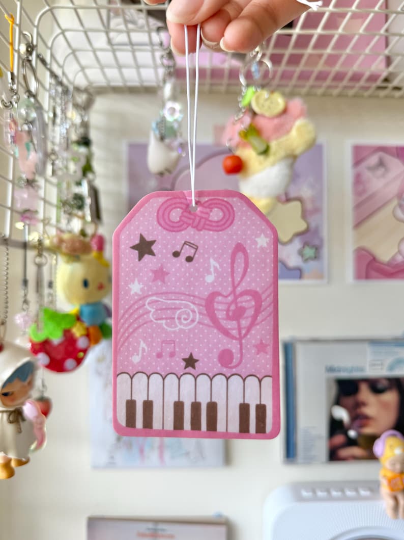 Söta luftfräschare för bilen | Olika fruktdofter | Biltillbehör | Rumsinredning | Doftande lyckobringare | Sanrio | Studio Ghibli | Miffy | Smiski bild 4
