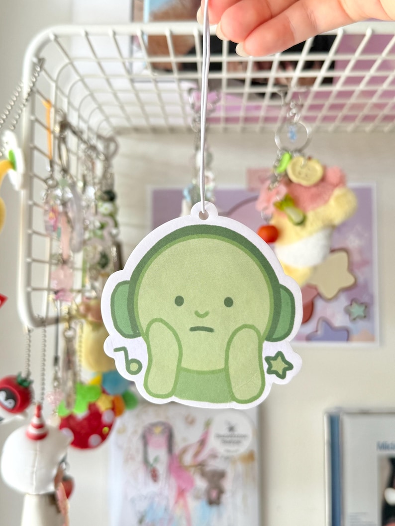 Söta luftfräschare för bilen | Olika fruktdofter | Biltillbehör | Rumsinredning | Doftande lyckobringare | Sanrio | Studio Ghibli | Miffy | Smiski bild 6