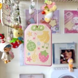 Söta luftfräschare för bilen | Olika fruktdofter | Biltillbehör | Rumsinredning | Doftande lyckobringare | Sanrio | Studio Ghibli | Miffy | Smiski bild 5