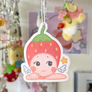 Söta luftfräschare för bilen | Olika fruktdofter | Biltillbehör | Rumsinredning | Doftande lyckobringare | Sanrio | Studio Ghibli | Miffy | Smiski bild 7