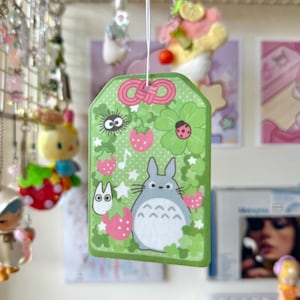 Söta luftfräschare för bilen | Olika fruktdofter | Biltillbehör | Rumsinredning | Doftande lyckobringare | Sanrio | Studio Ghibli | Miffy | Smiski bild 3