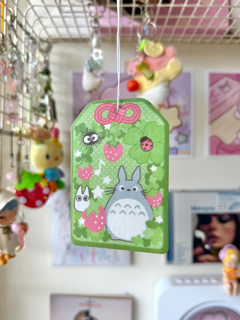 Söta luftfräschare för bilen | Olika fruktdofter | Biltillbehör | Rumsinredning | Doftande lyckobringare | Sanrio | Studio Ghibli | Miffy | Smiski bild 3