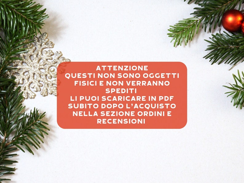 Idea regalo di Natale per bimbi, pagine di attività per bambini in italiano, pagine da colorare natalizie per bimbi, pagine stampabili. immagine 8