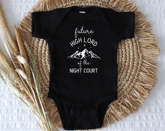 Future High Lord Baby Bodysuit, ACOTAR Baby Blanket, Sarah J Maas Merch, Velaris Baby, Bookish For Baby, Feyre And Rhysand, TOG Merch