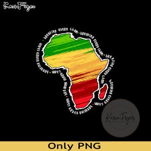 Afrika kaart Juneteenth png, Afrika png, Afrikaanse kaart png, pan-Afrikanisme png, Afrikaanse kaart png, maand juni 2025, sublimatieontwerp