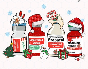 Christmas Nurse Png, ICU Nurse Png, Nurse Christmas Png, ER Nurse Png, Christmas Png, Nurse Png, Funny Christmas Png, Merry Christmas Png