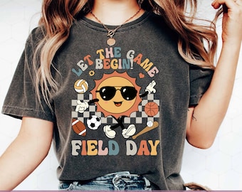 Låt spelet börja, fältdag, png, fältdag, sista skoldagen, png, retro skolmatchdag, skolfältdag, lärarskjorta, png