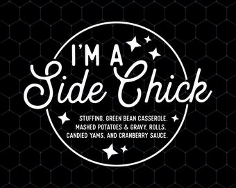 Soy una chica de lado Día de Acción de Gracias Divertido Pierna de Pavo Otoño Png Para Camiseta, Descarga Instantánea, Otoño Png, Diseño de Sublimación Png de Acción de Gracias
