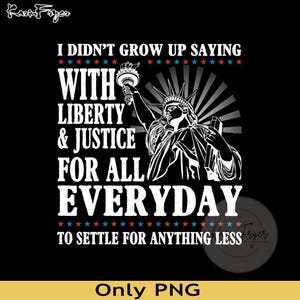 Liberty and Justice For All 4th of July Png, 4th of July Equality Png, Resist Pledge Of Allegiance Png, Political Png, Democrat Png