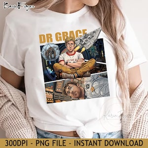 Project Hail Mary Save The World PNG, Sci-Fi Book Series Digital Download, Astronaut Space Mission Sublimation Design