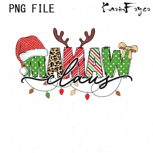 Mamaw Claus png, Christmas png, Retro Christmas,Christmas Sublimation, Sublimation Design, Mamaw sublimation, Mamaw png, Christmas Mamaw png