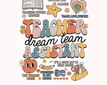 Lehrer Assistent Dream Team Png, Retro Lehrer Png, Lehrer Assistent Png, Letzter Schultag Png, Lehrer-Team Png Liebe Unterrichten Inspirieren Png