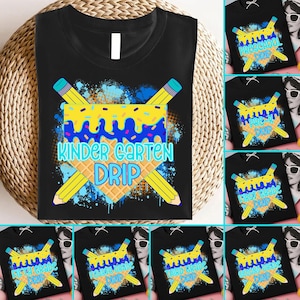 8+ Ice Cream Drip Youth Kindergarten Png Bundle, Boys Back To School Png, First Day Png, Pre-K to Fifth Grade Png,Teacher Pencil, School Boy