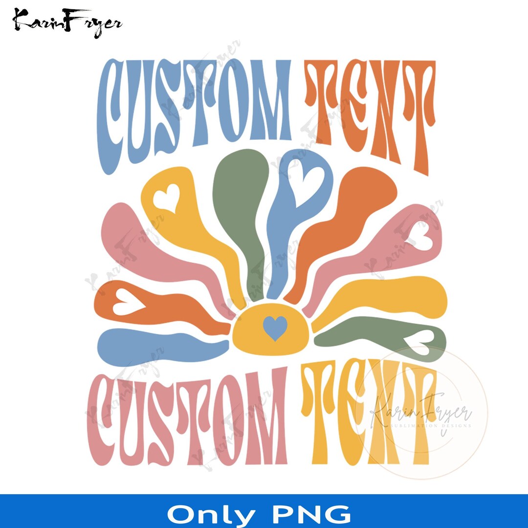 Custom Text Boho Floral Png, Custom Text Boho Floral Shirt Design ...
