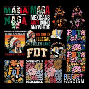 90+ Anti Trump Png Bundle, Subtle Fck Trump Flower, Anti Trump, Gift for Democrat, Progressive Liberal, Never Trump, Not My Pres, Maga, FDT